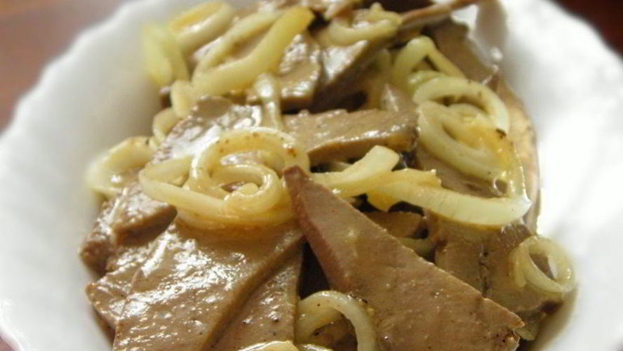 Рецепт острой печени на закуску