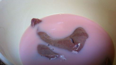 печень говяжья запеченная в молоке