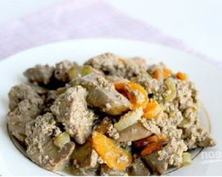 Печень куриная с молоком