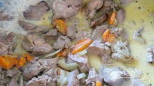 печень куриная с молоком