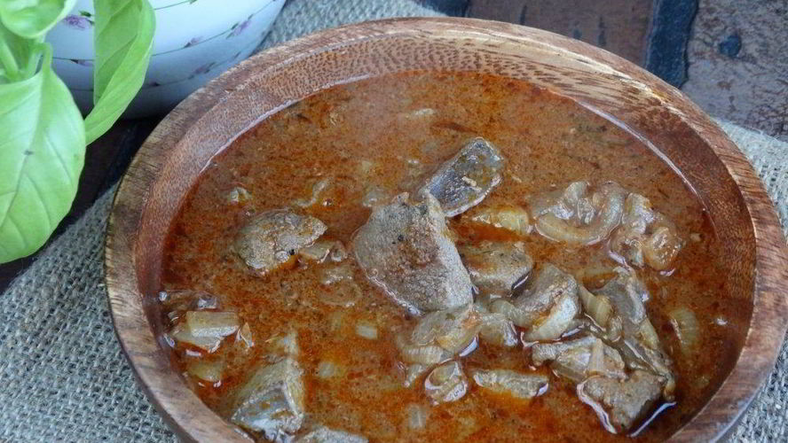 Рецепт печени в соусе