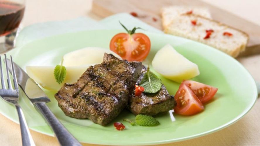 Рецепт печенки гриль