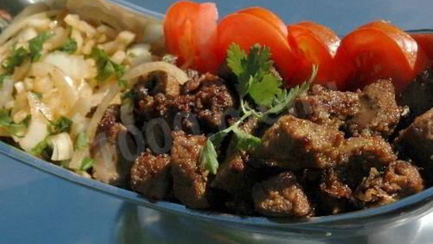 Рецепт печенки по-турецки