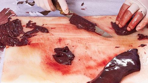 эдирне-джигар печень по-турецки