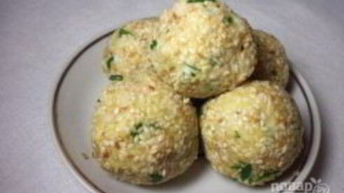 закусочные шарики с печенью трески