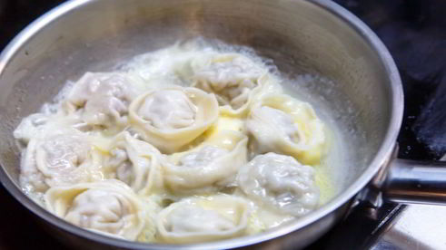 домашние пельмени с телятиной