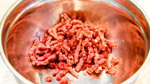 домашние пельмени с телятиной