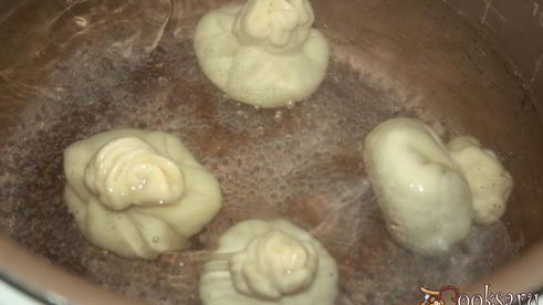 хинкали с телятиной и бараниной