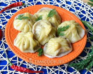 Хинкали в мультиварке на пару