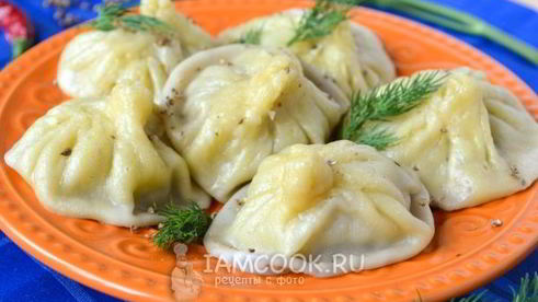 хинкали в мультиварке на пару