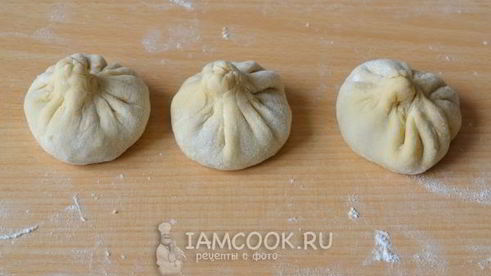 хинкали в мультиварке на пару