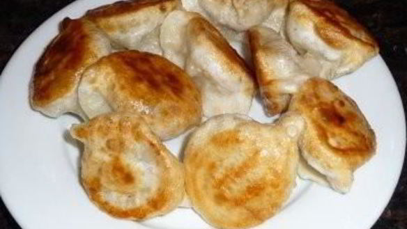 Рецепт Китайских пельменей золотых монеты жареные