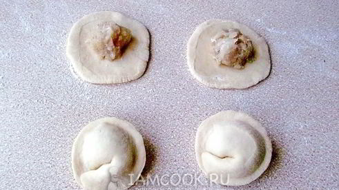 пельмени из трески и свинины