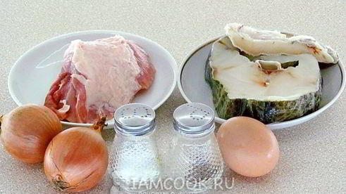 пельмени из трески и свинины
