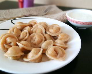 Пельмени из цельнозерновой муки