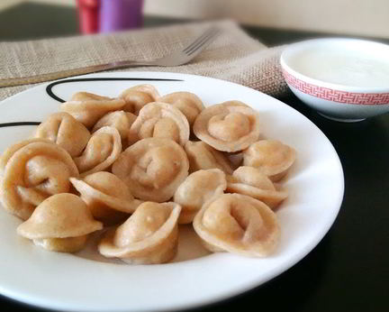 Пельмени из цельнозерновой муки