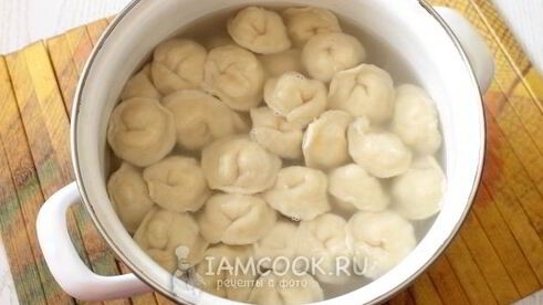 пельмени с курицей