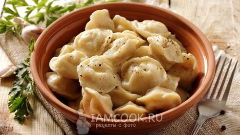 пельмени с курицей