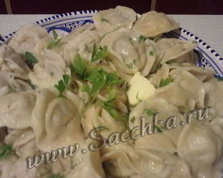 Пельмени с квашеной капустой