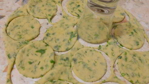 пельмени с редисом