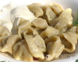 Пельмени с редькой