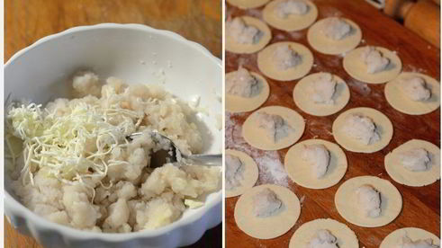 пельмени сибирские с мясом и с рыбой