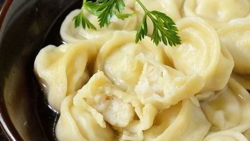 пельмени сибирские с мясом и с рыбой