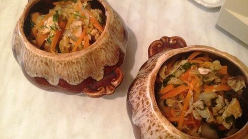 пельмени в горшочках