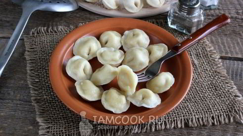 вегетарианские пельмени с нутом