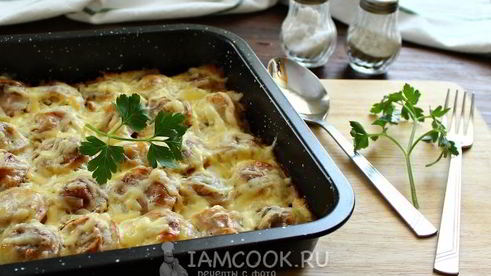 жареные пельмени в духовке