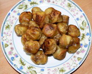 Жареные пельмени