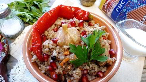 ароматный плов с корицей и можжевельником