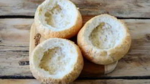 булочки, фаршированные пловом