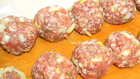 гелак пилав, плов с фрикадельками