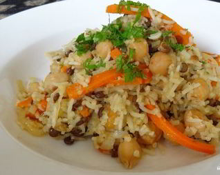 Овощной плов в мультиварке