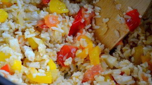 паэлья с кальмарами