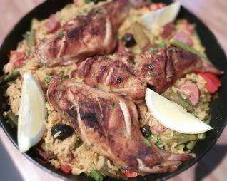 Паэлья с кроликом