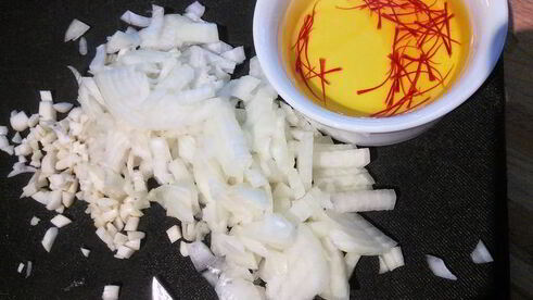 паэлья с кроликом