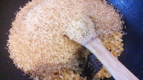 паэлья с кроликом