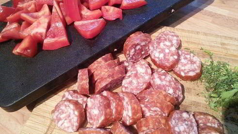 паэлья с кроликом