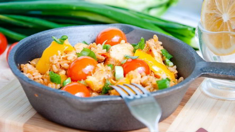 Рецепт паэльи с курицей