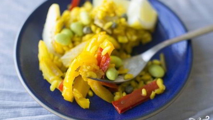 Рецепт паэльи вегетарианской