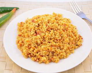 Плов из булгура с тыквой