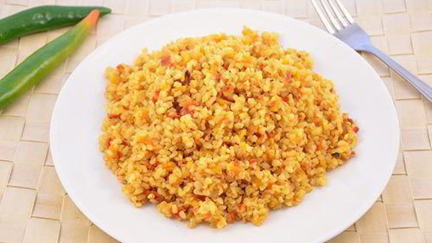 Рецепт плова из булгура с тыквой