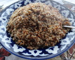 Плов из гречки по-русски