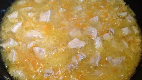 плов из индейки с айвой