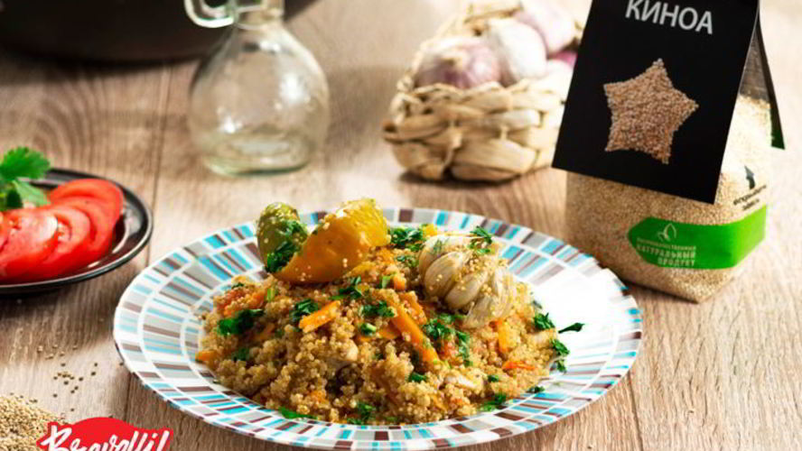 Рецепт плова из киноа с курицей