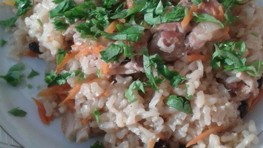 Рецепт плова из курицы на здоровье