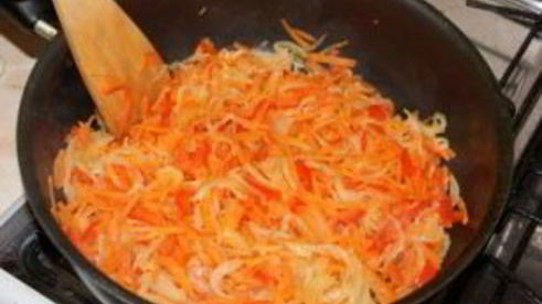 плов из морского коктейля