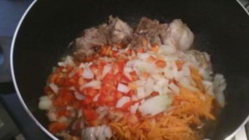 плов из окорочков